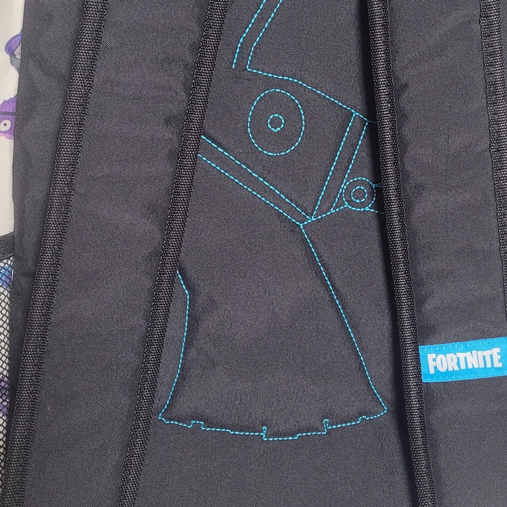 Fortnite Kids Backpack with Purple Llama Print - White